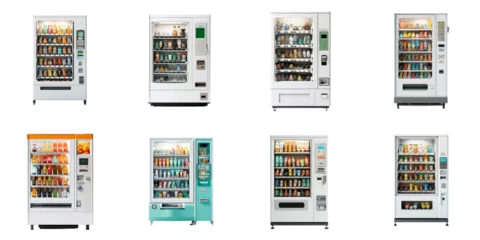 Foto op Plexiglas set collection vending machine Artificial Intelligence Generative © ainun