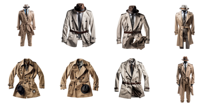 set collection detective clothes Artificial Intelligence Generative