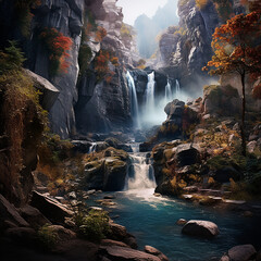 Waterfall_photography_portrait_detailed_rich_colors_real