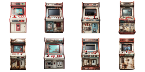 set collection video game machine Artificial Intelligence Generative