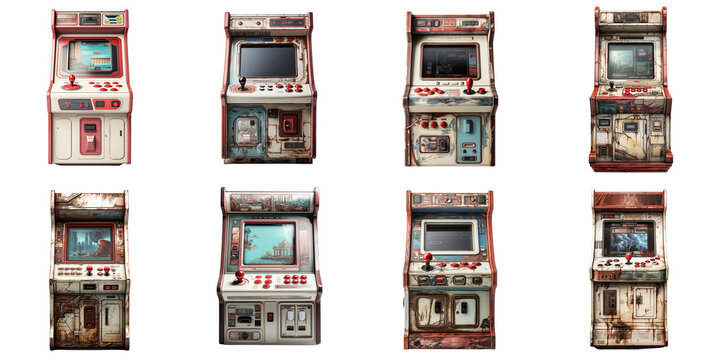 set collection video game machine Artificial Intelligence Generative