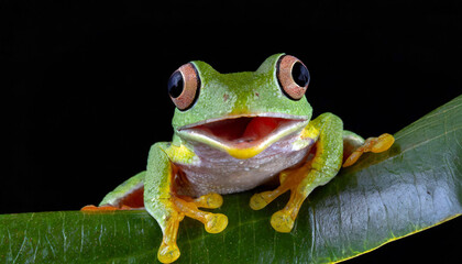 Fototapeta premium Frog Looking Surprised