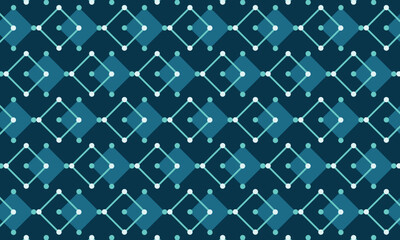 Dive into tranquility with this blue or mint geometric pattern. Perfect for adding a calm and stylish touch to your contemporary designs.