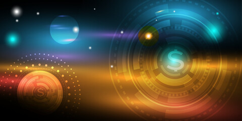 Abstract technology background vector illustration