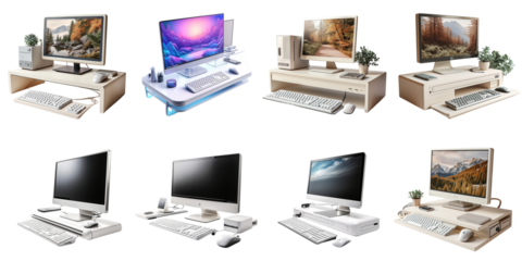 set collection PC setup Artificial Intelligence Generative