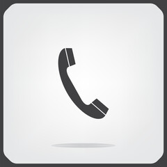 Phone call, call, vector illustration on a light background. Eps 10.