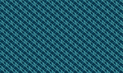 Fototapeta premium Dive into tranquility with this blue or mint geometric pattern. Perfect for adding a calm and stylish touch to your contemporary designs.