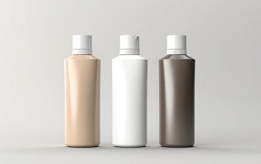 A cream dispenser, forming part of a cosmetics collection, is featured in a 3D illustration, isolated on a white background.