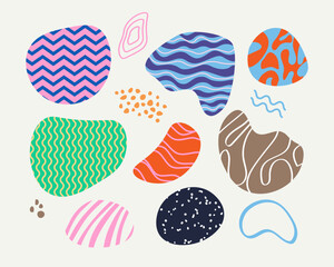 Contemporary Trendy Abstract Shapes