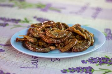 Thai food, grilled pork intestines, national food