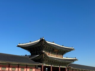 Korea traditional gyeongbokgung palace