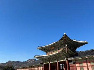 Korea traditional gyeongbokgung palace