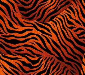 Tiger Stripes, Fabric Pattern, Seamless Pattern.