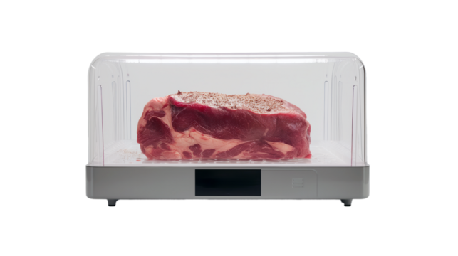 artificial lab grown meat in incubator