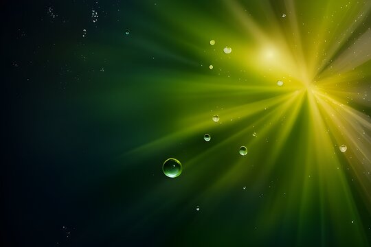 abstract light background and a glowing flower