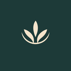 creative logo for wellness brand minimalist style