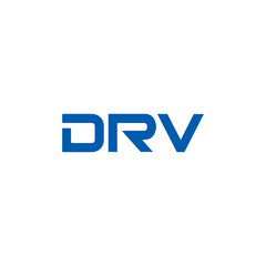 DRV logo. D R V design. White DRV letter. DRV, D R V letter logo design. Initial letter DRV linked circle uppercase monogram logo. D R V letter logo vector design. DRV letter logo design five style.