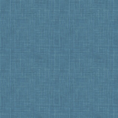 Seamless monochrome textured herringbone pattern. Denim blue texture. - 714500592