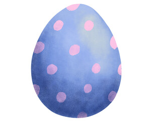 cute watercolor crayon illustration style clip art set collection of various pattern eggs for easter day