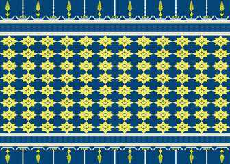 Ikat fabric pattern.