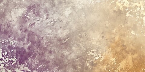 Grunge Background Texture in the Colors Lavender, Cream White & Gold created with Generative AI Technology