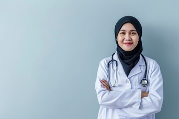 Photo of a smiling doctor