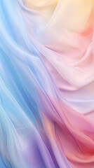 Abstract background of colorful silk or satin wavy folds.