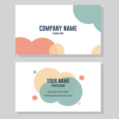 Business card template design