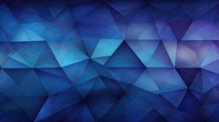 Fototapeta premium A grid of triangles in shades of blue and purple