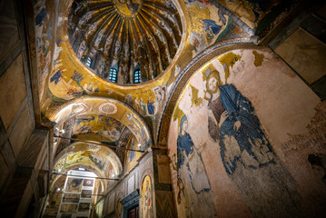 Fototapeta na wymiar Iglesia ortodoxa de san Salvador de Chora Estambul Turquía