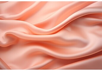 Abstract background of pink satin or silk wavy folds