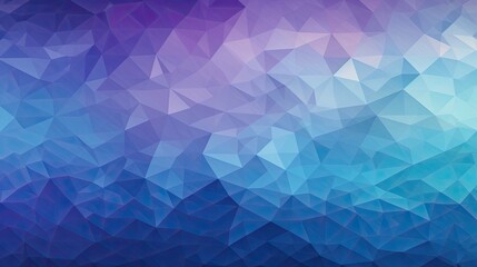 A pattern of triangles in shades of blue and purple
