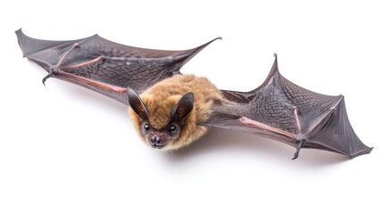 Obraz premium bat on isolated white background.