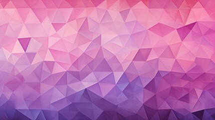A pattern of triangles in shades of pink and purple