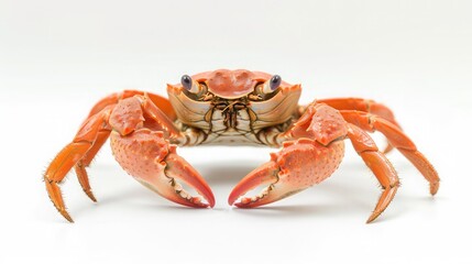 crab on isolated white background.