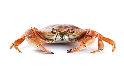 crab on isolated white background.