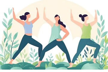 International Yoga Day. Yoga day concept. Yoga day Theme. Yoga day Background.
