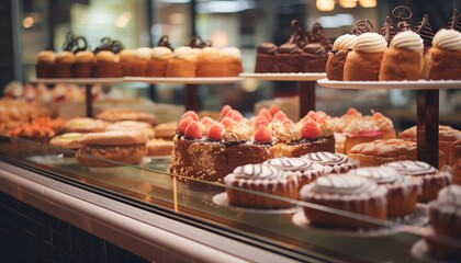 Fototapeta premium Pastry shop