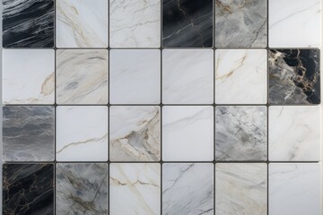 Italian marble wall tiles, set of squares, stone wall, natural background, backdrop, texture.