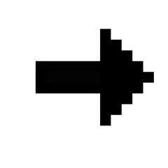 Fototapeta premium Arrow Pixel Style