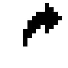 Fototapeta premium Arrow Pixel Style