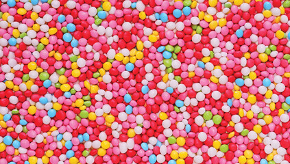Fototapeta na wymiar Candy Sprinkles Background Pattern 