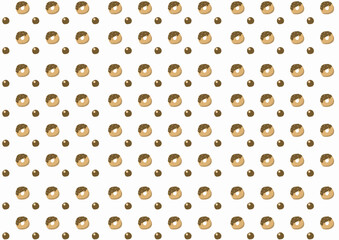 可愛い手書き風ドーナツの背景素材