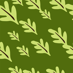 Elegant seamless leaves pattern.