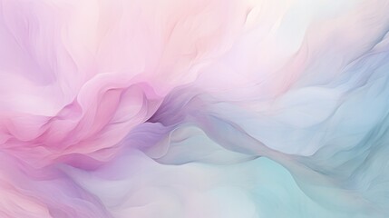 Delicate flowing waves in soft pastel hues.
