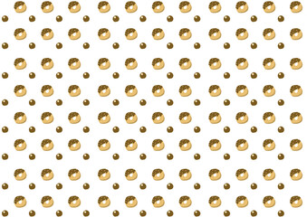 可愛い手書き風ドーナツの背景素材