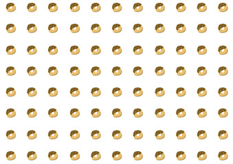 可愛い手書き風ドーナツの背景素材
