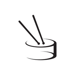 Drum stick icon template vector