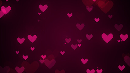 beautiful pink floating hearts background seasonal valentine holiday wallpaper