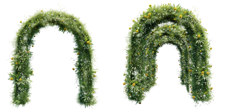 flower arch transparent 